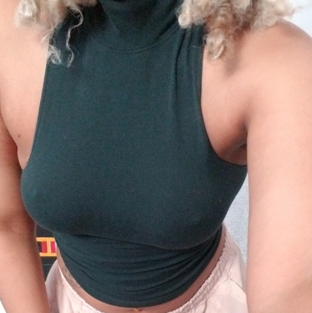 cute turtle neck top